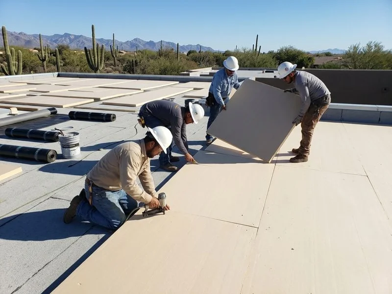 Roof Insulation project 1 by Tucson Roof Gurus