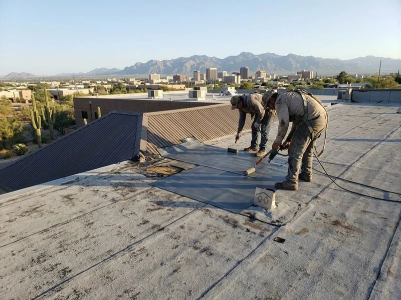 Roof Repair project 3 by Tucson Roof Gurus
