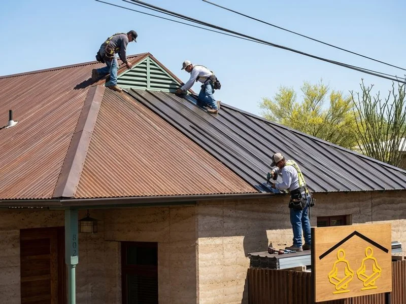 Metal Siding project 3 by Tucson Roof Gurus