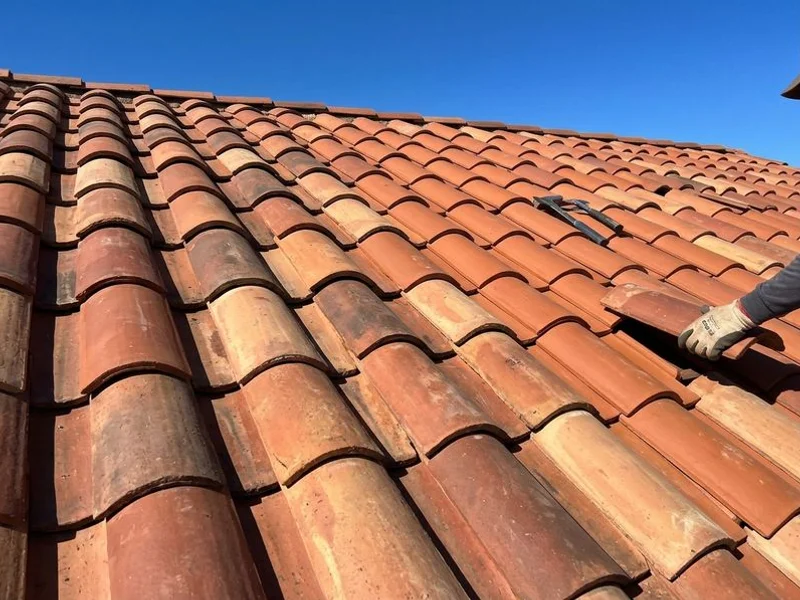Tile Roofing project 1 by Tucson Roof Gurus